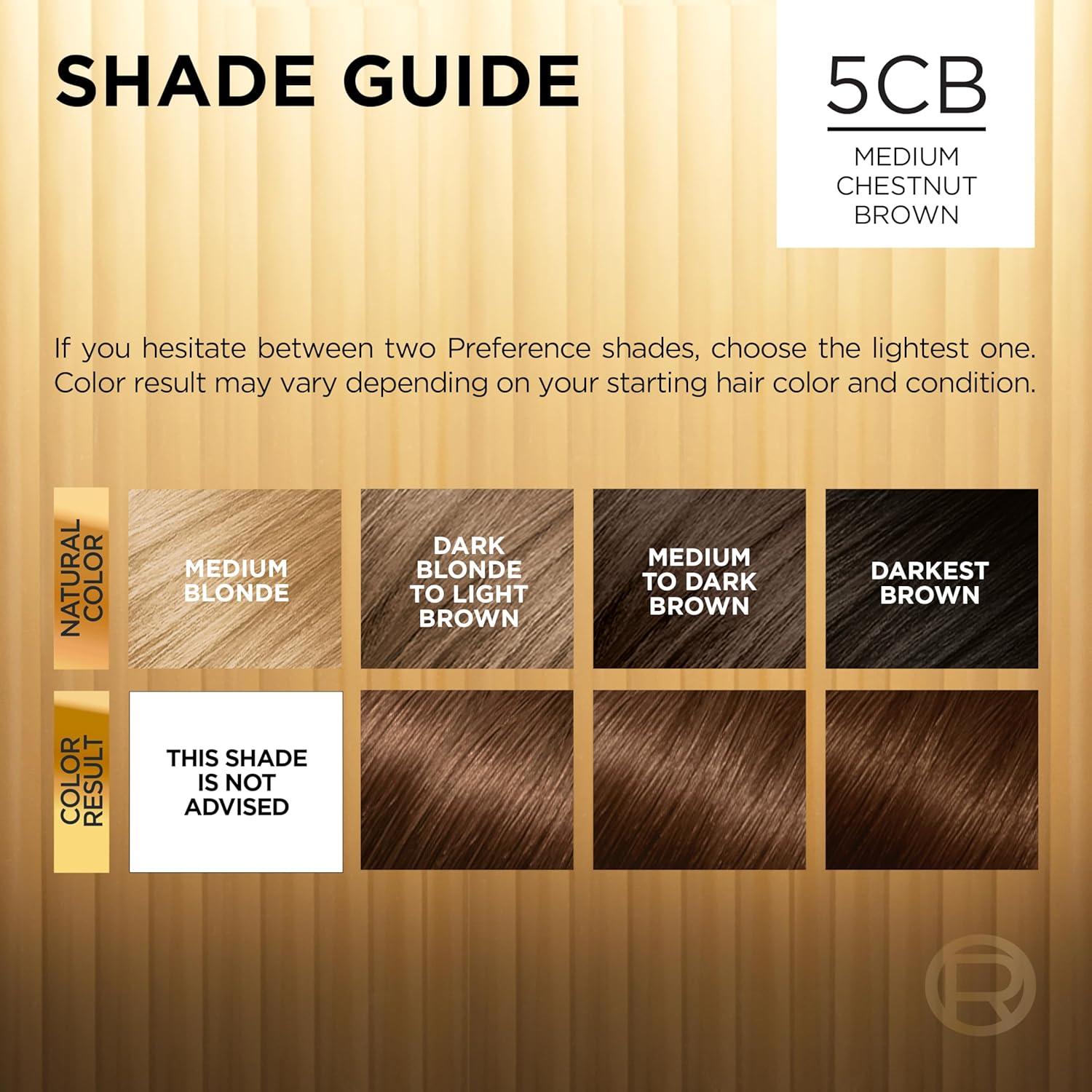 imageLOreal Paris Superior Preference Luminous FadeDefying Permanent Hair Color Hair Dye For Up to 9 Weeks of Radiance Light Ash Blonde 9A 1 Hair Dye Kit5CB Medium Chestnut Brown