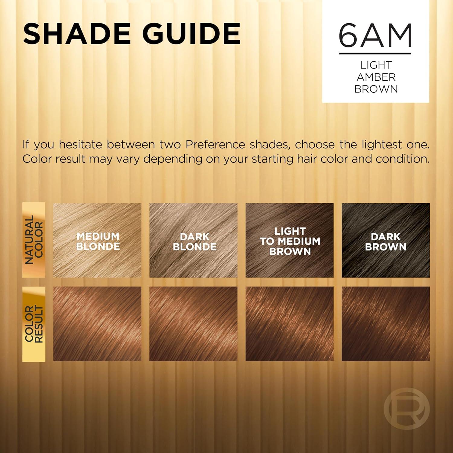 imageLOreal Paris Superior Preference Luminous FadeDefying Permanent Hair Color Hair Dye For Up to 9 Weeks of Radiance Light Ash Blonde 9A 1 Hair Dye Kit6AM Light Amber Brown