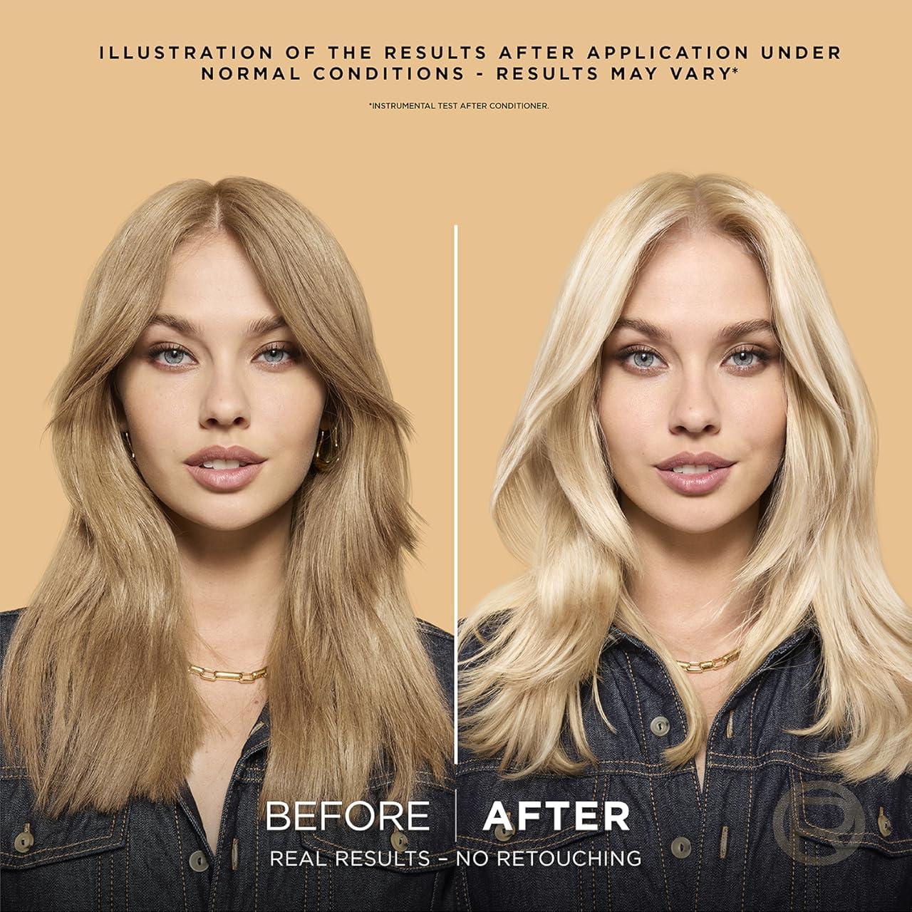 imageLOreal Paris Superior Preference Luminous FadeDefying Permanent Hair Color Hair Dye For Up to 9 Weeks of Radiance Light Ash Blonde 9A 1 Hair Dye Kit85A Champagne Blonde