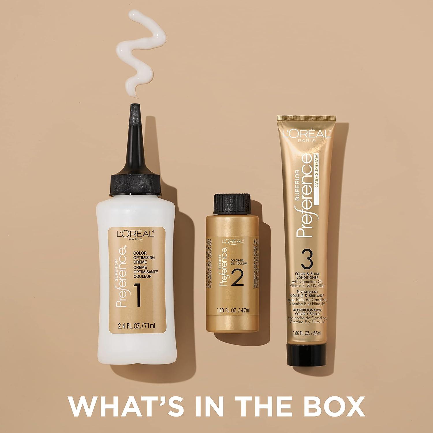 imageLOreal Paris Superior Preference Luminous FadeDefying Permanent Hair Color Hair Dye For Up to 9 Weeks of Radiance Light Ash Blonde 9A 1 Hair Dye KitLB02 Extra Light Natural Blonde