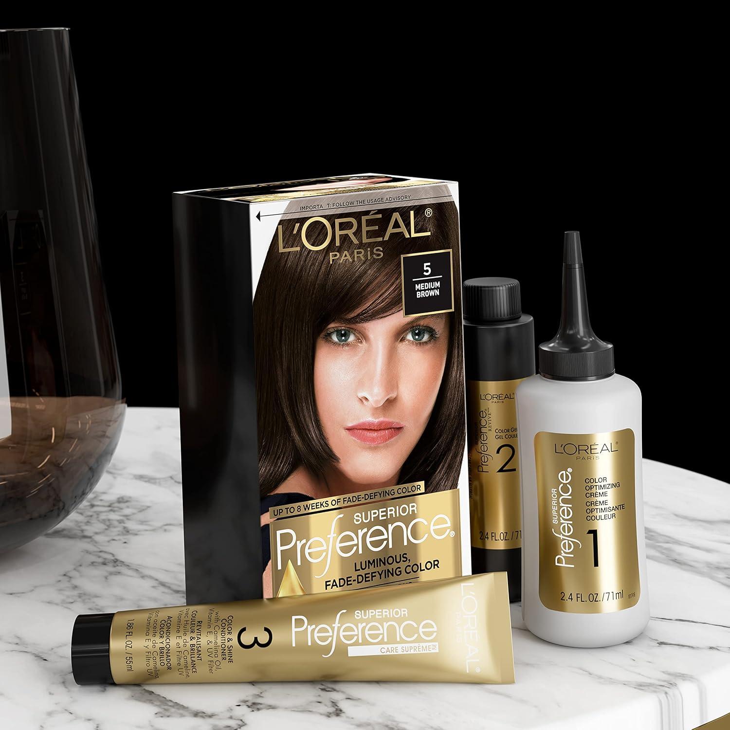 imageLOreal Paris Superior Preference Luminous FadeDefying Permanent Hair Color Hair Dye For Up to 9 Weeks of Radiance Light Ash Blonde 9A 1 Hair Dye KitLB02 Extra Light Natural Blonde